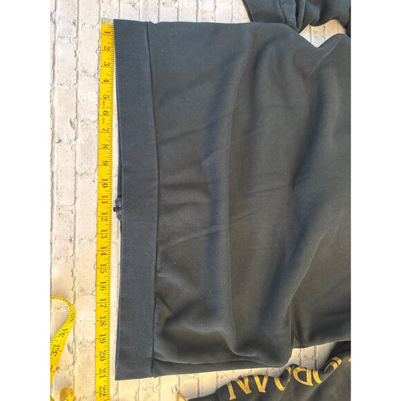 Air Jordan Nike Mens Full-Zip Hoodie Black W/ Gold Logo & Sleeve Print L - Picture 9 of 12